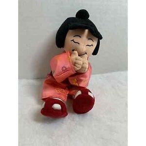 Disney Small World Plush Toy Pink/Red